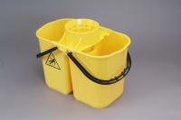 Yellow 20 litre duo-bucket