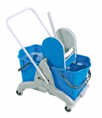 Trolley with 2 buckets - Blue