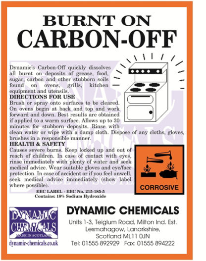 OVEN CLEANING - Carbon-Off Oven Cooker Carbon Cleaner Gel