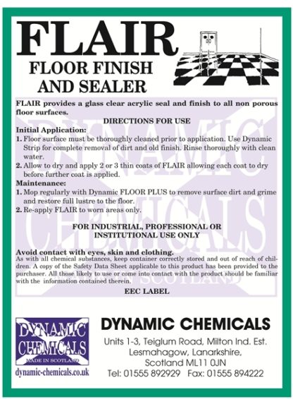Flair High Gloss Floor Finish