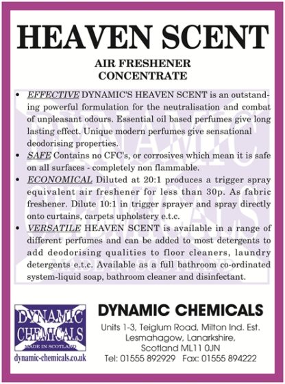 Heaven Scent Air and Fabric Freshener concentrate Special Offer