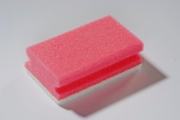 Colour coded sponge (non-abrasive) Red