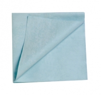 Dry cleaning disposable microfibre cloth Blue