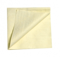 Dry cleaning disposable microfibre cloth Yellow