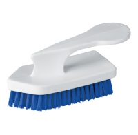 Small Scrubbing Brush with handle BLUE 90mm (31/2')