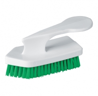 Small Scrubbing Brush with Handle GREEN 90mm ( 31/2')