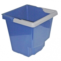 Blue 15 litre bucket for trolley