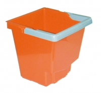 Red 15 litre bucket for trolley