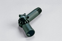 Cranked offset adaptor - adjustable threaded elbow - fits onto screw plug and accepts conical end cone