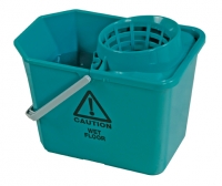 Green 15 litre mop bucket