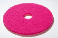 8' inch Pink Buffing - Polishing Floor pads/ discs - Box of 5 - Soft  Red F08RL