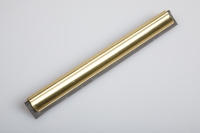 20cm (8') brass channel and rubber