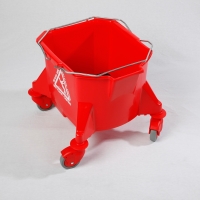 Smoothline kentucky mop ( Bucket ONLY) with 75mm (3') castors - Red