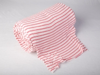 Stockinette roll 3kg/50' striped red
