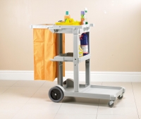 Cheepie-Chappie Janitorial Cart with bag