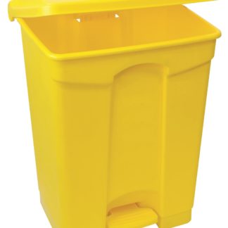 Colour Coded Pedal Bin - Yellow - 90lt