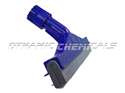 35cm (14" inch) Ind. Floor Squeegee - Colour Blue Plastic Frame