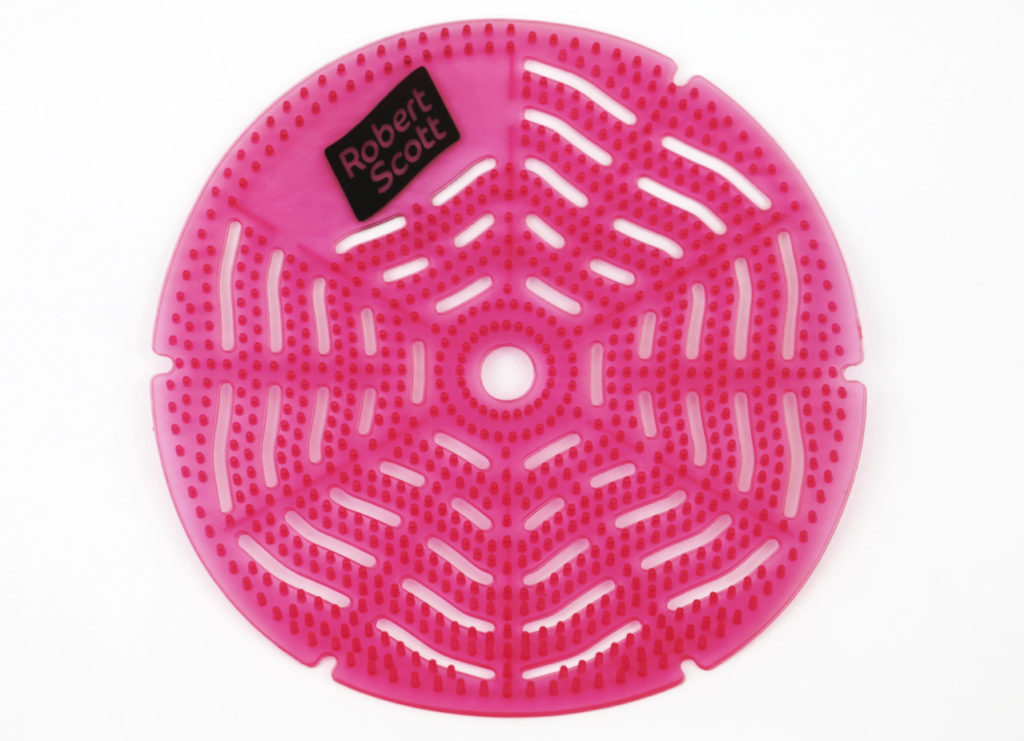 URINAL MATS GEL SCREEN Apple and Cinnamon PWAVE type SINGLE RED