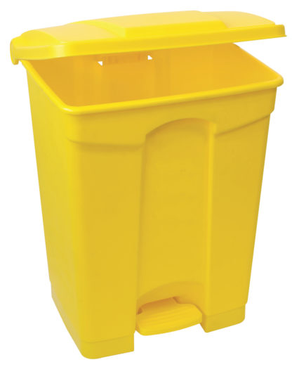 Pedal Bin - Yellow - 40lt - 45 litre Colour Coded